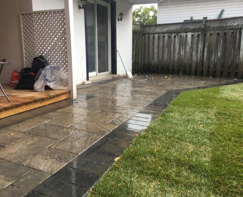 Backyard patio backyard interlocking contractor