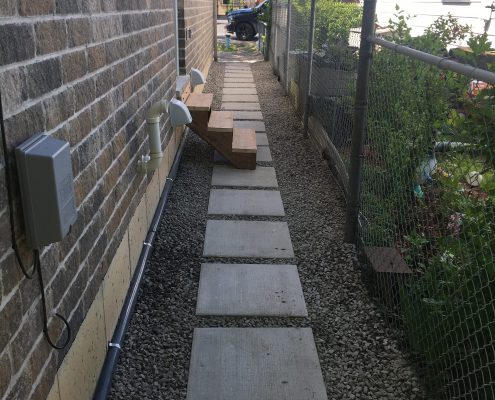 patio slabs walkway