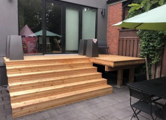 Backyard Cedar Deck