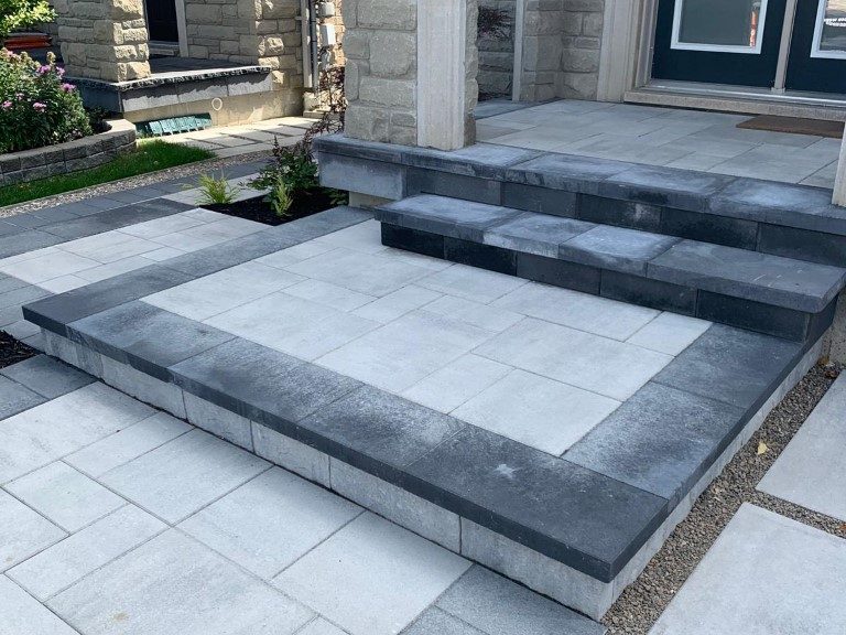 ahs interlocking pavers residential project