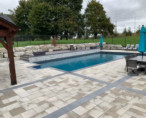 new backyard design with pool