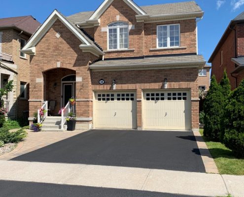 driveway sealing project in vaughan