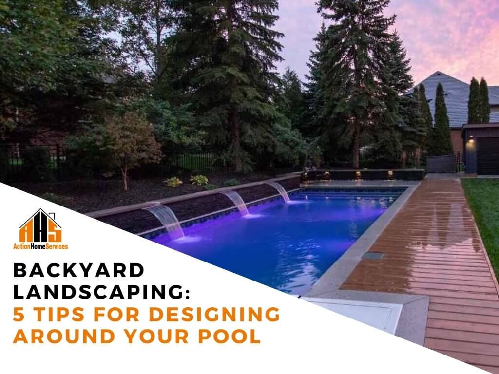 backyard landscaping swimming pool