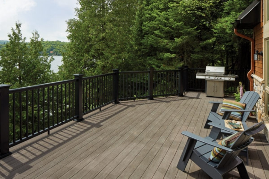 new composite deck from timbertech