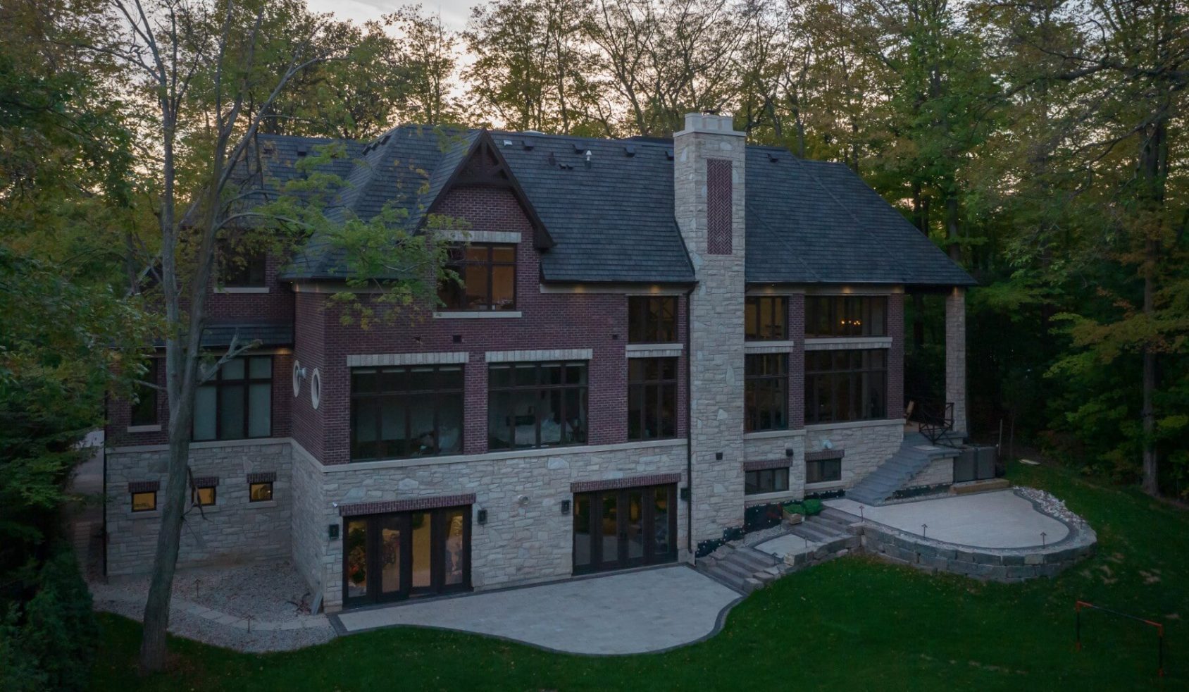 Residential landscaping project in Burlington