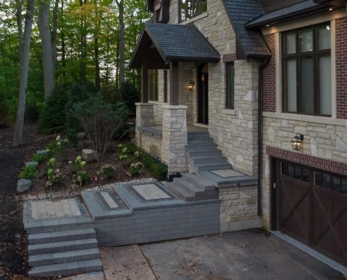 Residential landscaping project in Burlington