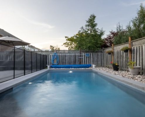 backyard pool custom interlocking