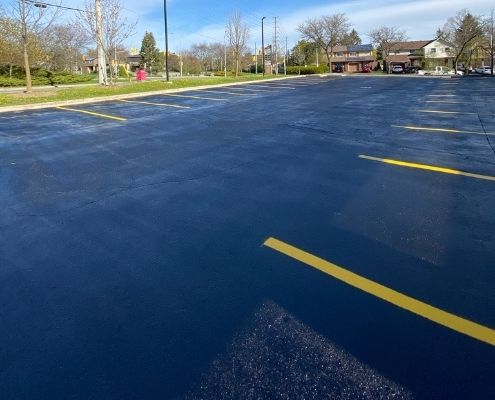 Commercial driveway Sealing