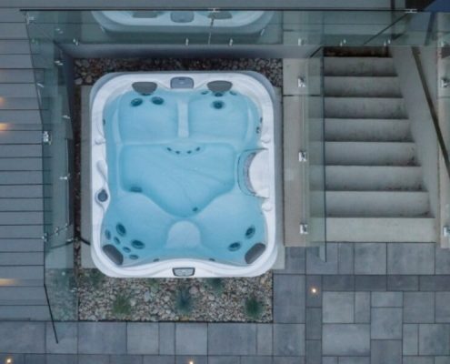 Hot tub and swim spa installation