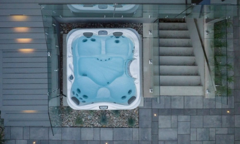 Hot tub and swim spa installation