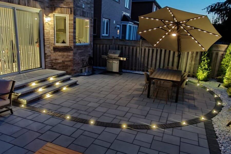 Backyard and front yard lighting Bowmanville