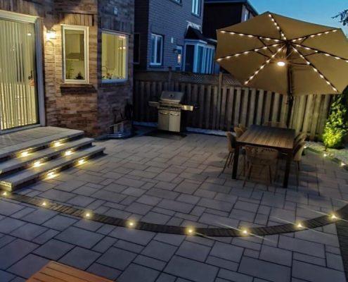 Backyard and front yard lighting Guelph