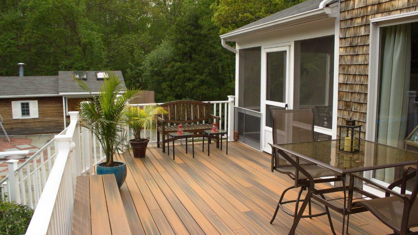 AHS Deck gallery beautiful deck with furniture