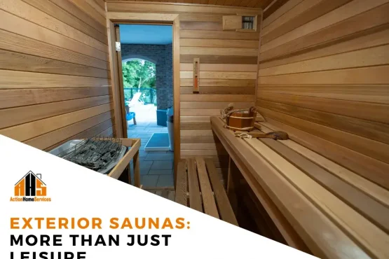 Exterior saunas