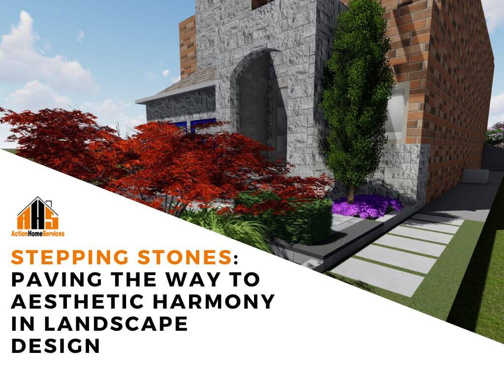 Stepping stones landscape design