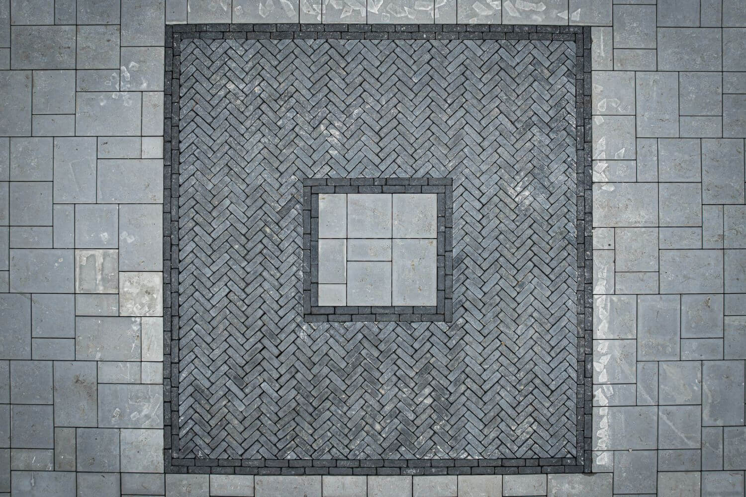 complex interlocking driveway extension design