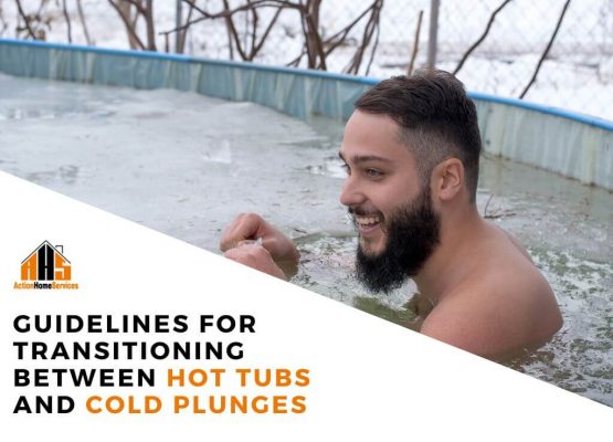 Transitioning between hot tubs and cold plunges