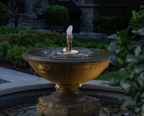 custom fountain landscape