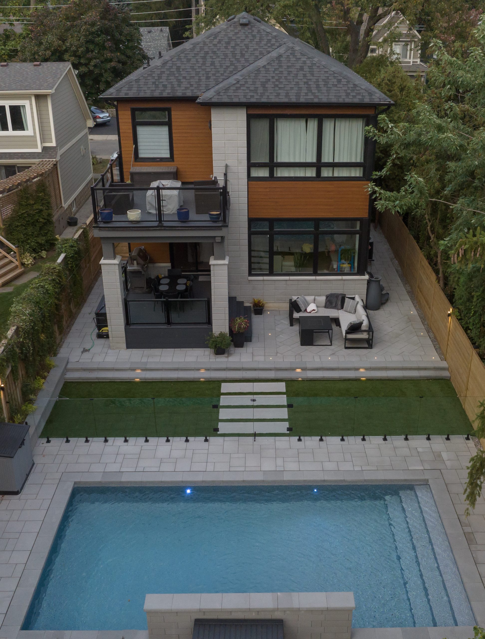 frameless glass railing