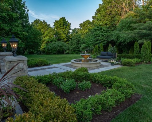 garden oasis interlocking patio