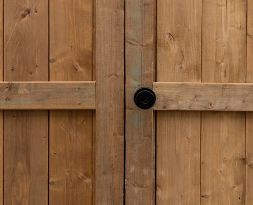 pressure treated wood shed