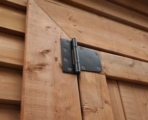 wooden shed door hinges