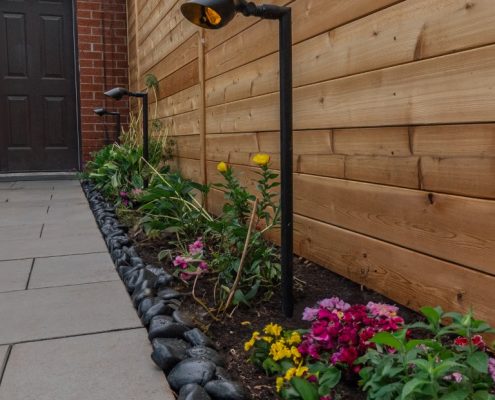 walkway lighting for backyard ideas