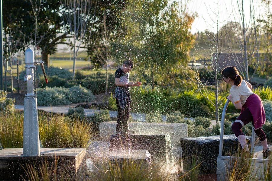 Outdoor waterpark