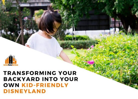 Transforming backyard into kid friendly Disneyland