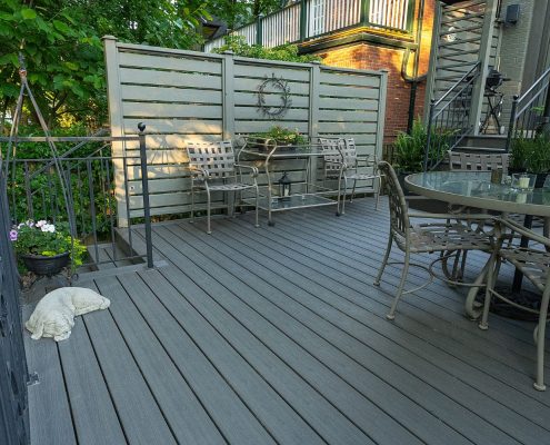 AHS project pics composite wood decking installation toronto