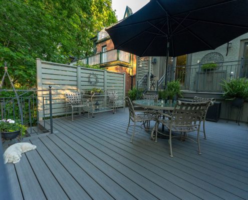 AHS project pics composite wood decking installation toronto