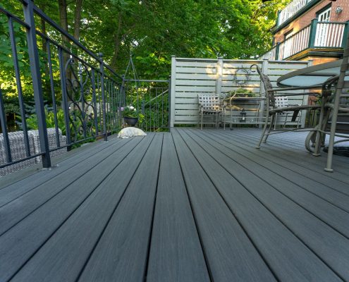 AHS project pics composite wood decking installation toronto