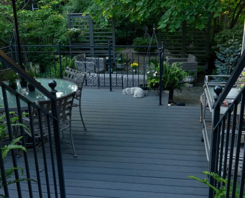 AHS project pics composite wood decking installation toronto