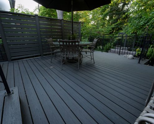 AHS project pics composite wood decking installation toronto