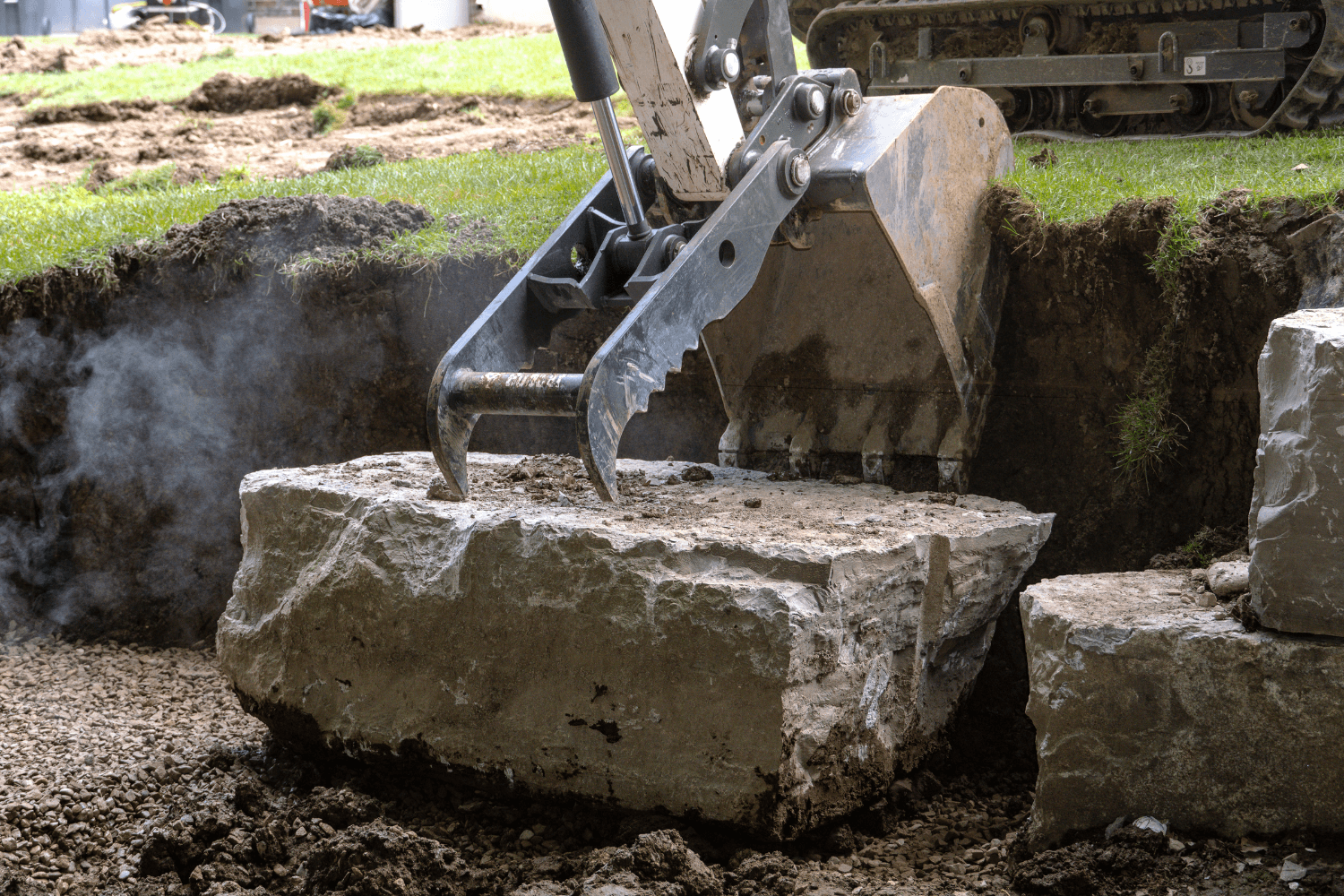 level stone wall construction near me