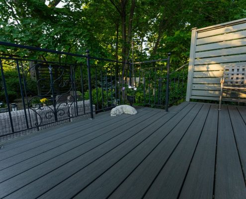 AHS project pics composite wood decking installation toronto