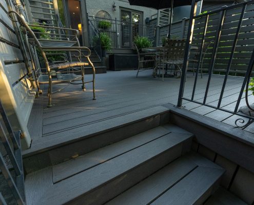 AHS project pics composite wood decking installation toronto