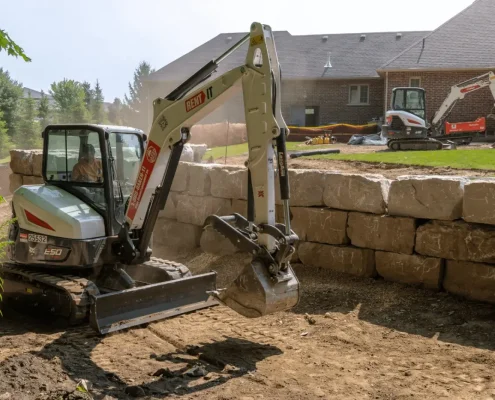 stone wall installation near me