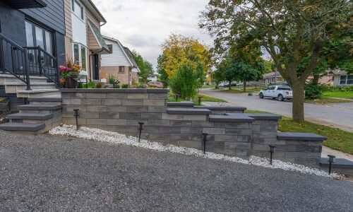 Block retaining wall GTA