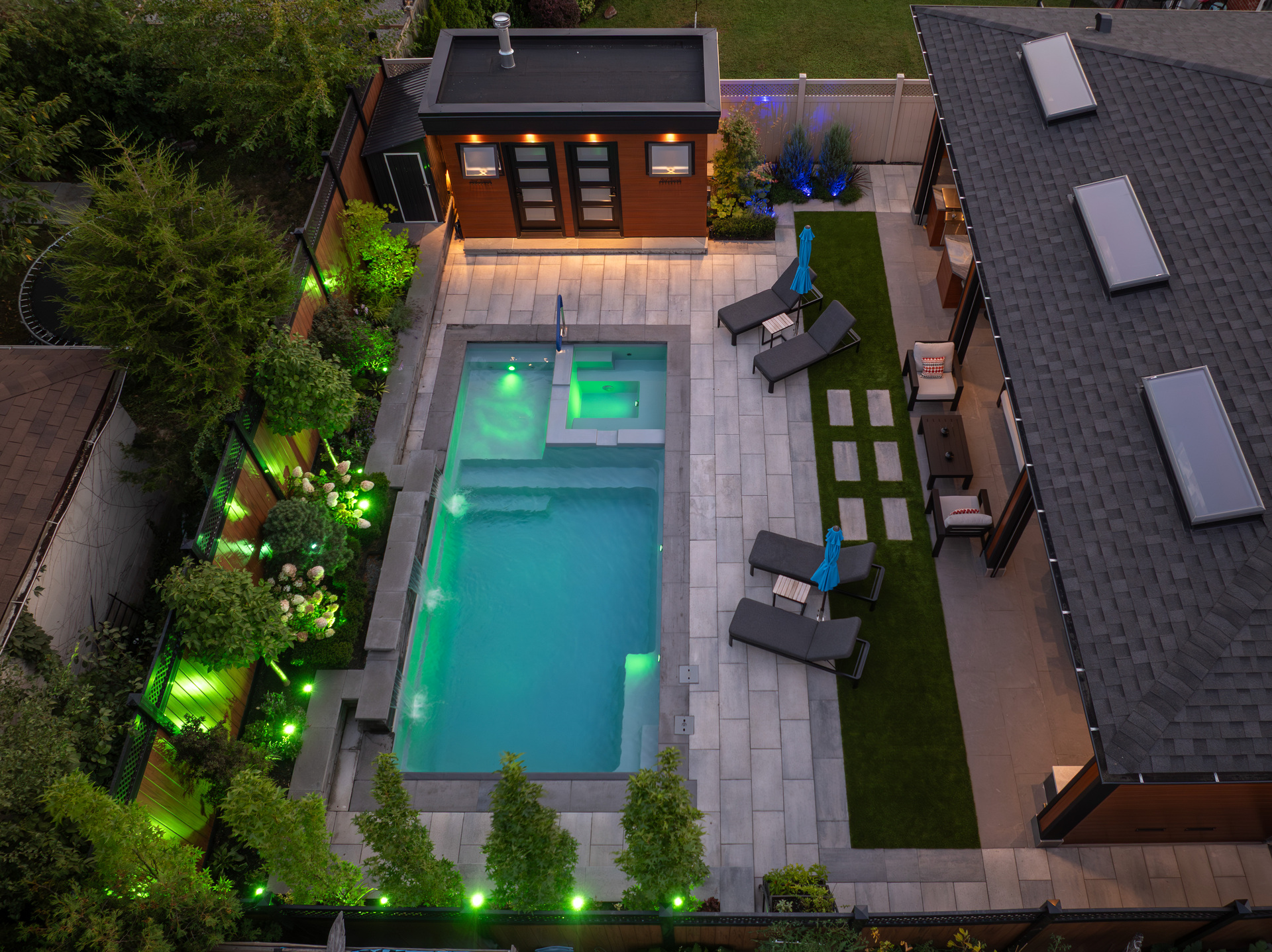 modern connective stone patio 2