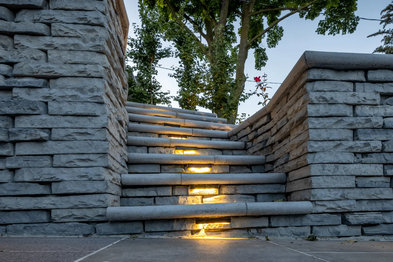 interlocking steps installation