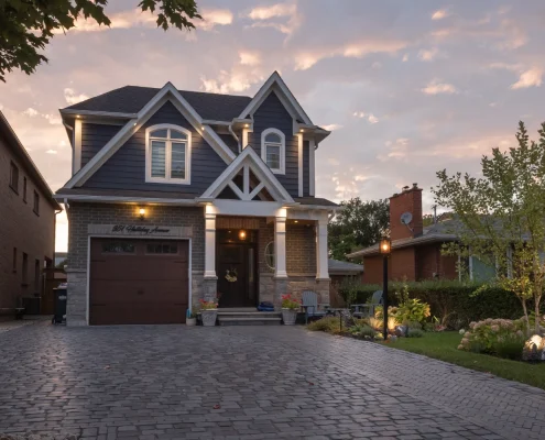 wooden front porch design installation