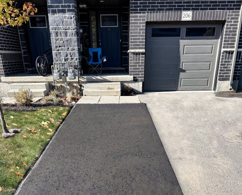 Asphalt driveway extension contractors