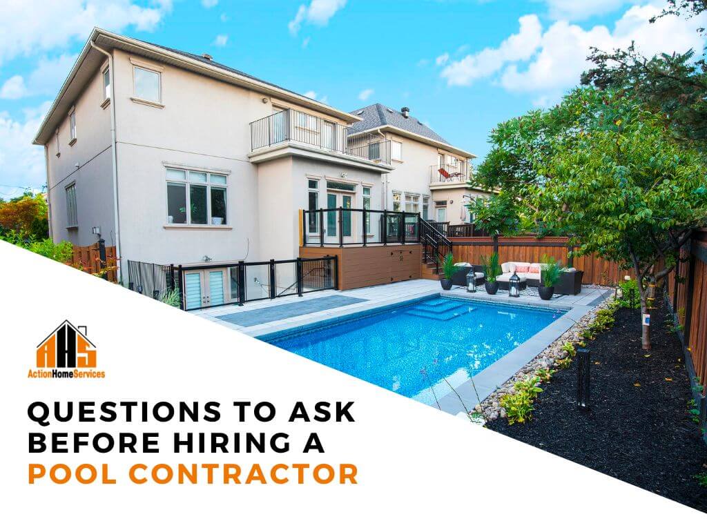 Pool contractor questions