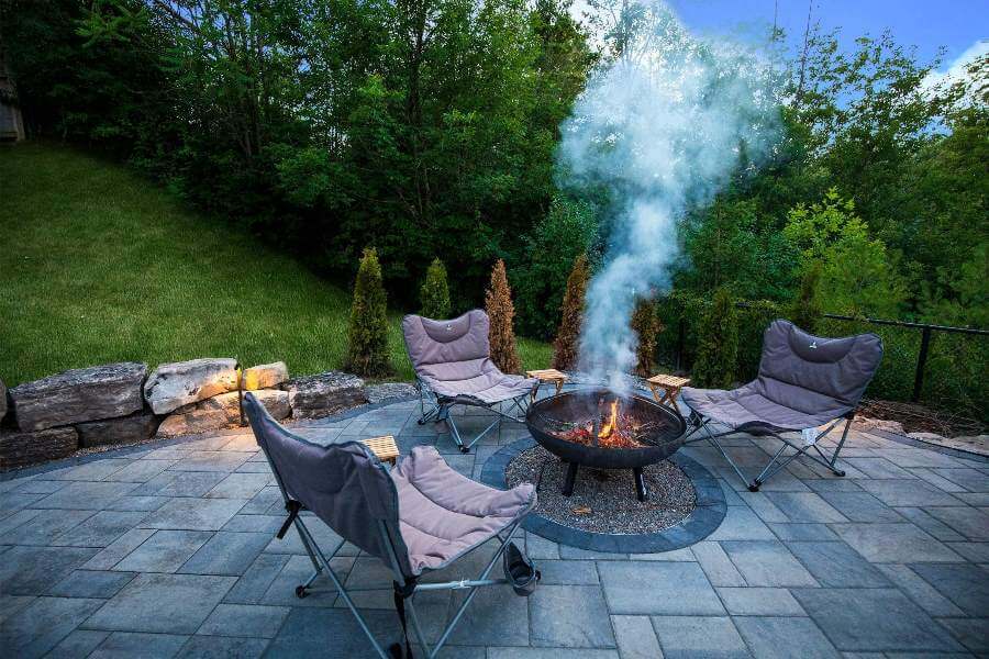 Stainless steel fire pit