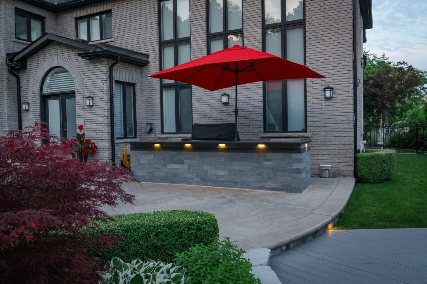 backyard cookery installation for outdoor use