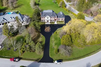 Driveway Sealing at a Woodbridge Mansion
