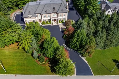 Sealing a Multi-Sectioned Driveway at a Multi-Million Dollar Home in Toronto