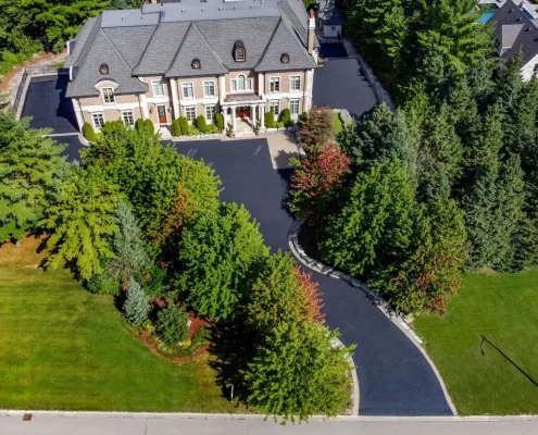 intricate interlock border protection driveway