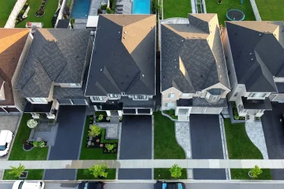 Double-Car Driveway Sealing for Four Homes in Richmond Hill